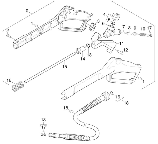 KÄRCHER Ersatzteile Hochdruckreiniger K 620M PLUS-JUB *EU 1.973-865.0-B Handspritzpistole