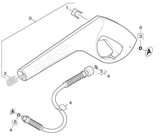 KÄRCHER Ersatzteile Hochdruckreiniger K 2.89D-PLUS *EU 1.223-700.0-B Handspritzpistole