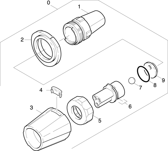 KÄRCHER Professional Ersatzteile Hochdruckreiniger Kaltwasser HD 16/15 PLUSEU-II 1.367-102.0 Dreifachduese