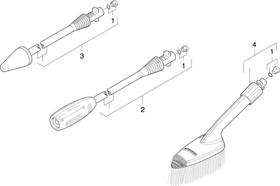 KÄRCHER Ersatzteile Hochdruckreiniger K 2.89MD-PLUS-WB*EU 1.223-727.0-B Strahlrohr