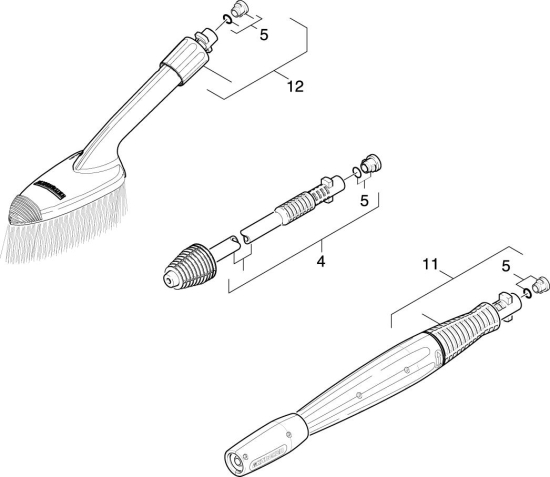 KÄRCHER Ersatzteile Hochdruckreiniger K 630 MS PLUS *EU 1.973-841.0-B Strahlrohr