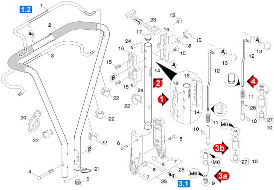 KÄRCHER Professional Ersatzteile Bodenreiniger BR VS 400     EU 1.139-101.0 Schubbuegel