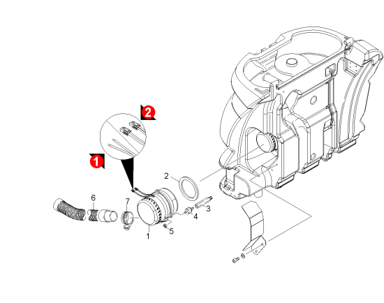 KÄRCHER Professional Ersatzteile Bodenreiniger BR 120/250 R I Bp Pack 1.480-324.0 Saugturbine