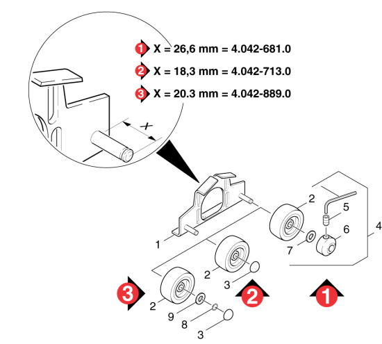 KÄRCHER Professional Ersatzteile Bodenreiniger BR 400 1.926-141.0 Hoehenverstellung