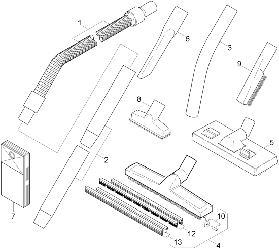 KÄRCHER Professional Ersatzteile Sauger NT 351 ECO - UL 1.933-681.0 Zubehoer