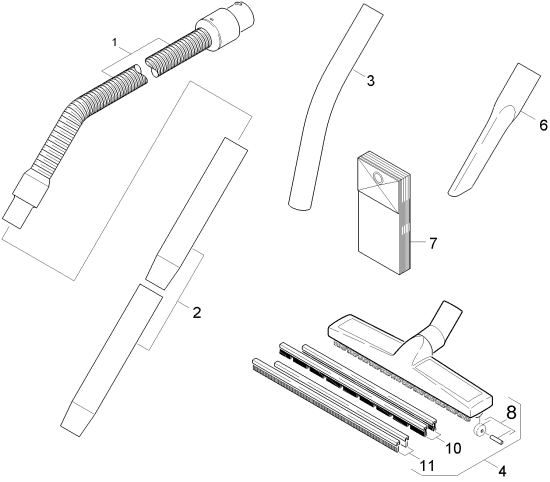 KÄRCHER Professional Ersatzteile Sauger DeLaval 120   EU 1.933-909.0 Zubehoer
