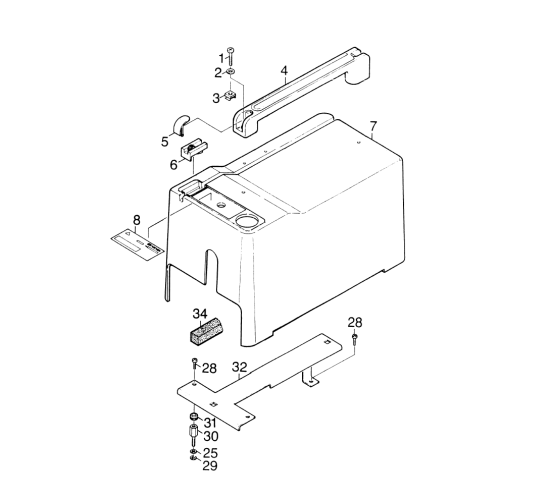 KÄRCHER Professional Ersatzteile Spruehextraktion MC 600 1.781-121.0 HD-Einheit
