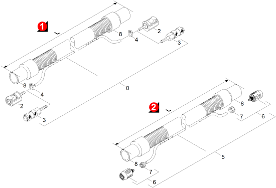 KÄRCHER Professional Ersatzteile Spruehextraktion WINNER PE       EU 1.100-522.0 Saugschlauch