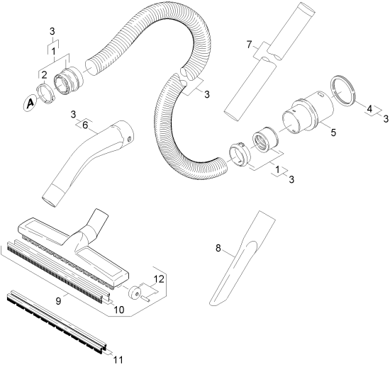 KÄRCHER Professional Ersatzteile Sauger Eurofast RVC 55 P EU 1.146-208.0 Zubehoer