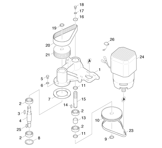 KÄRCHER Professional Ersatzteile Bodenreiniger BD 75/140 R ECO Bp Pack 1.246-271.0 Halter rechts BD