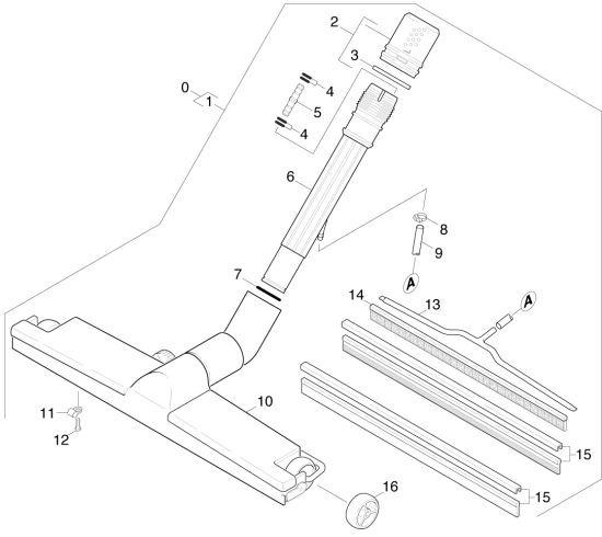 KÄRCHER Professional Ersatzteile Spruehextraktion HE 6000    EU 1.140-101.0 Bodenduese