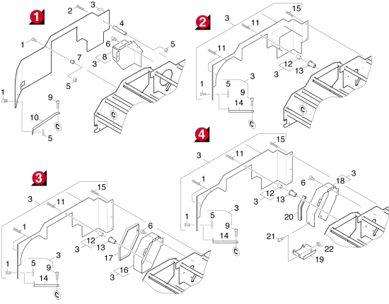 KÄRCHER Professional Ersatzteile Bodenreiniger BR 1000 BAT PACKEU 1.923-211.0 Rammschutz