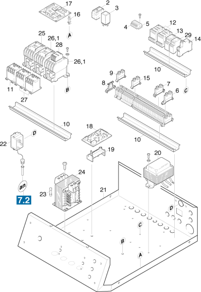 KÄRCHER Professional Ersatzteile Hochdruckreiniger Heisswasser HDS 3000 ST    EU 1.991-115.0 Unterteil