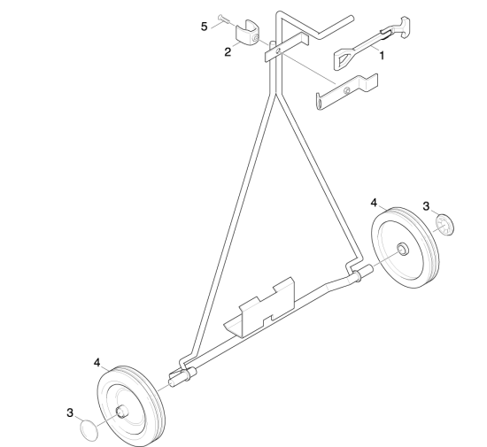 KÄRCHER Professional Ersatzteile Bodenreiniger TRANSPORTGESTELL BR 400 Transportgestell 2.521-020.0