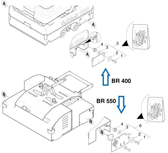 KÄRCHER Professional Ersatzteile Bodenreiniger BR 550 BAT-PACKAGE 1.067-161.0 UBS Verschluss