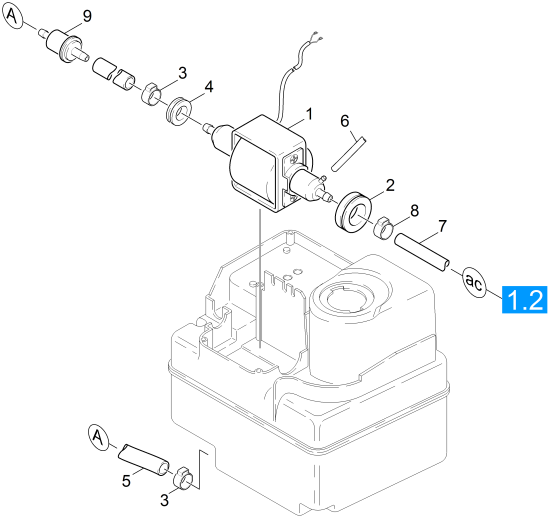 KÄRCHER Professional Ersatzteile Dampfer DE 4002         EU 1.092-100.0 Schwingkolbenpumpe