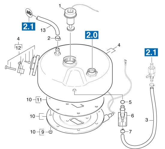 KÄRCHER Ersatzteile Dampfreiniger K 1801 BSX 1.363-201.0 Kessel