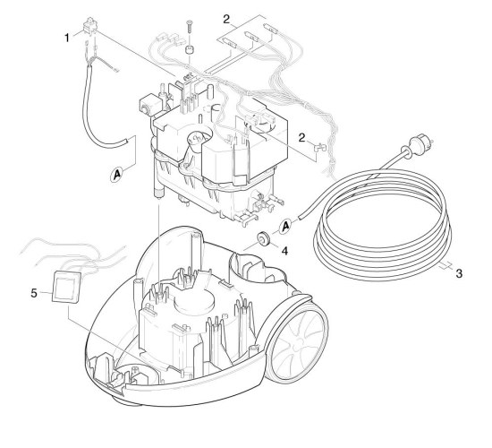 KÄRCHER Ersatzteile Dampfreiniger SC 1502 *EUR 1.438-101.0 Geraet Unterteil