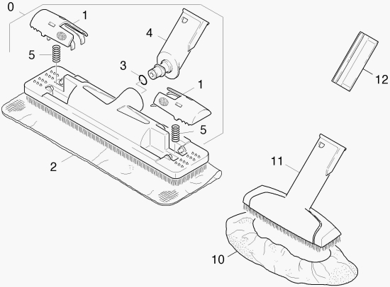 KÄRCHER Ersatzteile Dampfreiniger K 1405 M.BE. *EU 1.058-809.0 Buersten