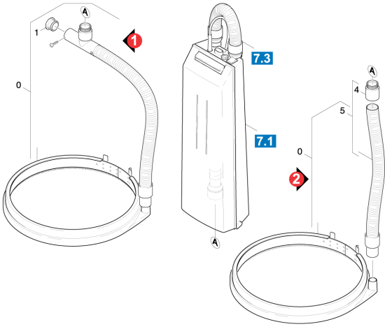KÄRCHER Professional Ersatzteile Bodenreiniger BD-44 180     EU 1.291-100.0 Absaugring
