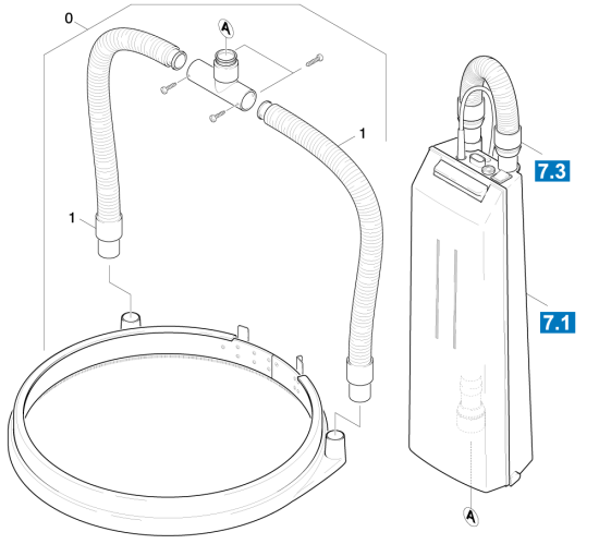 KÄRCHER Professional Ersatzteile Bodenreiniger BD 53 1100 EU 1.291-120.0 Absaugring