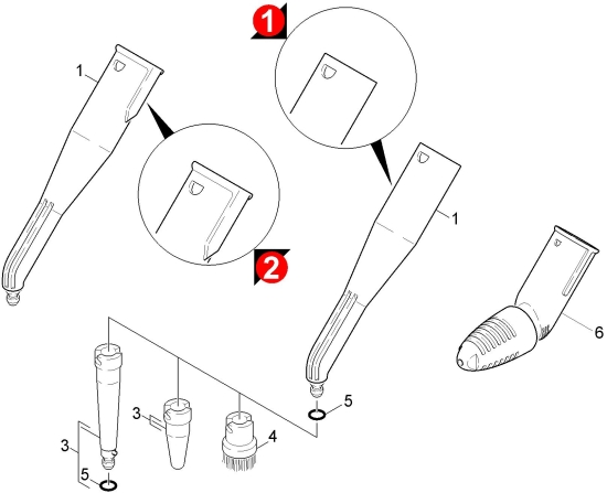 KÄRCHER Ersatzteile Dampfreiniger K 1501 *EU 1.058-120.0 Düse