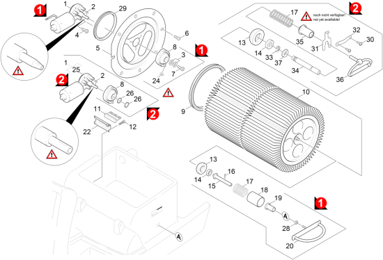 KÄRCHER Professional Ersatzteile Kehrmaschinen KM 100/100 R D  Filterkasten 1.280-114.0