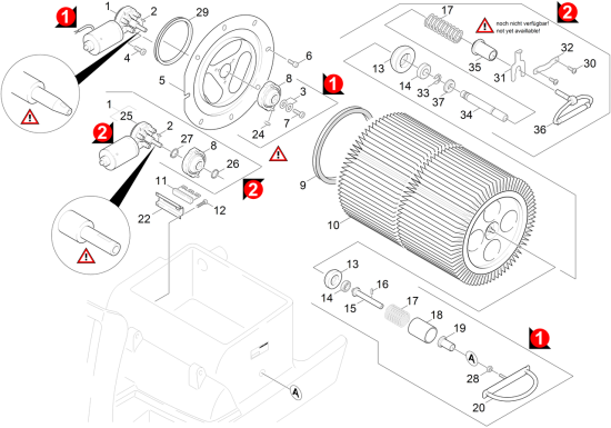 KÄRCHER Professional Ersatzteile Kehrmaschinen KM 100/100 R BAT Filterkasten 1.280-101.0