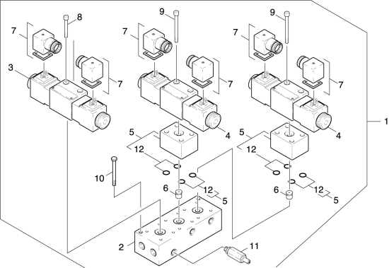 KÄRCHER Professional Ersatzteile Kehrmaschinen KMR 1550 B  Steuerblock 1.948-204.0
