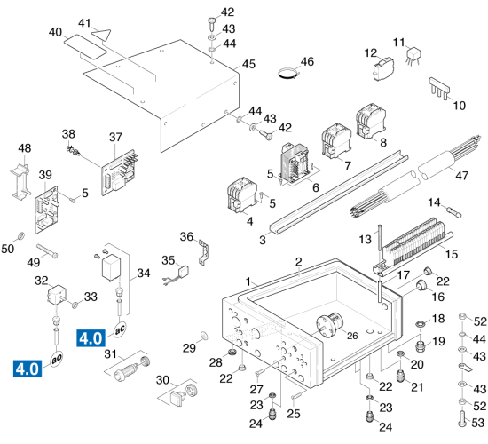 KÄRCHER Professional Ersatzteile Hochdruckreiniger Heisswasser HDS 9/16 ST-GAS EU 1.251-101.0 Geraeteschrank