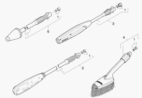 KÄRCHER Ersatzteile Hochdruckreiniger K 3.86 M PLUS 1.636-121.0-B Strahlrohr
