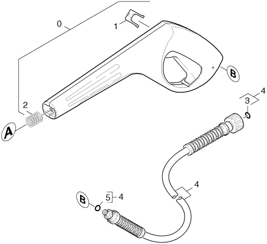 KÄRCHER Ersatzteile Hochdruckreiniger K 4.96M-PLUS *EU 1.636-400.0-B Handspritzpistole