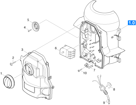 KÄRCHER Professional Ersatzteile Hochdruckreiniger Kaltwasser HD 7/18  -4M  EU-I 1.524-200.0 E-Kasten