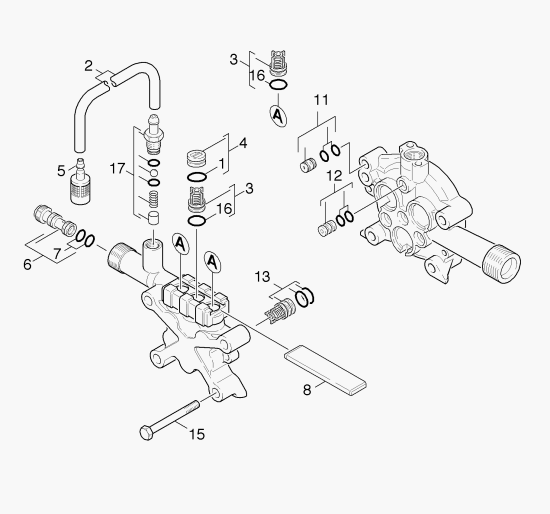 KÄRCHER Professional Ersatzteile Hochdruckreiniger Kaltwasser HD 2.5/24 P 1.575-105.0 Ventile