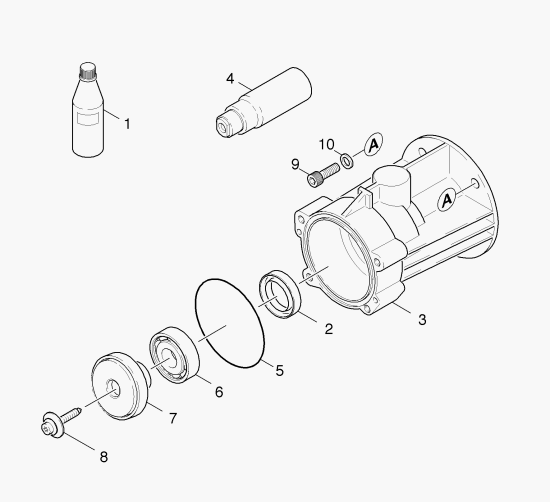 KÄRCHER Professional Ersatzteile Hochdruckreiniger Kaltwasser HD 2.5/24 P 1.575-105.0 Antrieb