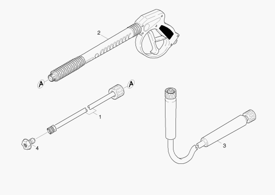 KÄRCHER Professional Ersatzteile Hochdruckreiniger Kaltwasser HD 2.5/24 P 1.575-105.0 Zubehoer