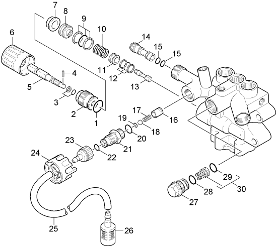 KÄRCHER Professional Ersatzteile Hochdruckreiniger Kaltwasser HD 4.0/36 P 1.575-108.0 Chemie