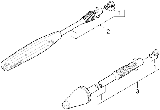 KÄRCHER Ersatzteile Hochdruckreiniger K 5.87M *EU 1.630-100.0-B Strahlrohr