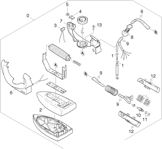 KÄRCHER Ersatzteile Dampfreiniger K 1405 M.BE. *EU 1.058-809.0 Buegeleisen