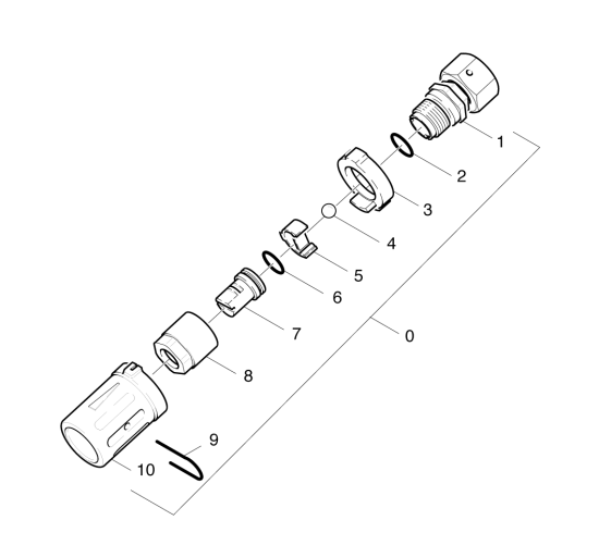 KÄRCHER Professional Ersatzteile Hochdruckreiniger Heisswasser HDS 550C ECO 1.272-604.0 Düse