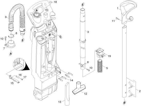 KÄRCHER Ersatzteile Trockensauger CV 30/1 *EU 1.023-980.0 Einzelteile