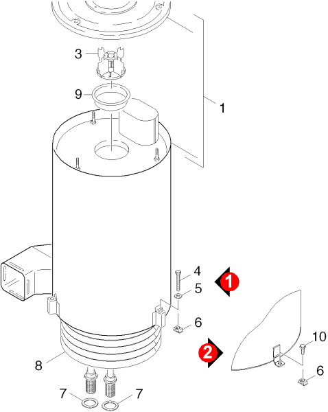 KÄRCHER Professional Ersatzteile Hochdruckreiniger Heisswasser HDS 5.0/30 1.028-342.0 Heizschlange