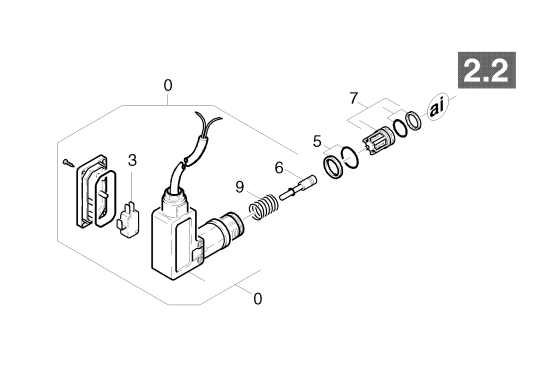 KÄRCHER Professional Ersatzteile Hochdruckreiniger Heisswasser HDS 9/16-4 ST GAS EU-I 1.251-900.0 Druckschalter