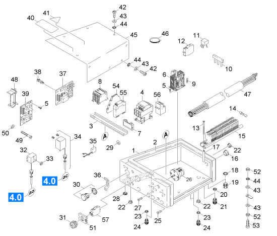 KÄRCHER Professional Ersatzteile Hochdruckreiniger Heisswasser HDS 9/16-4 ST GAS EU-I 1.251-900.0 Geraeteschrank
