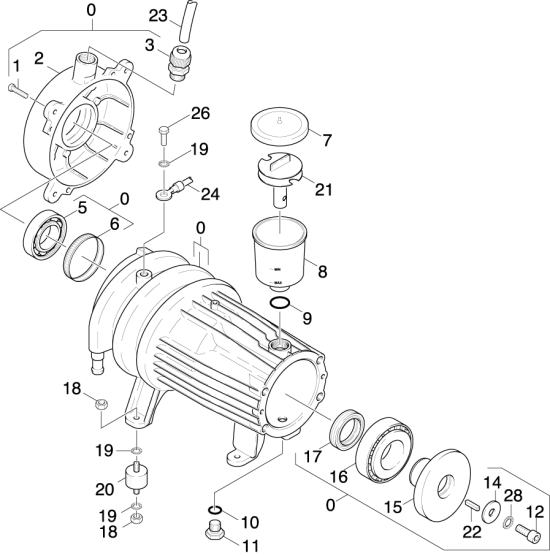 KÄRCHER Professional Ersatzteile Hochdruckreiniger Heisswasser HDS 1150 -4S Basic EU-I 1.028-355.0 Motor