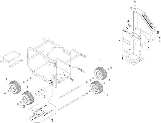 KÄRCHER Professional Ersatzteile Hochdruckreiniger Kaltwasser HD 11/35 Ec Cage 1.367-201.0 Rahmen
