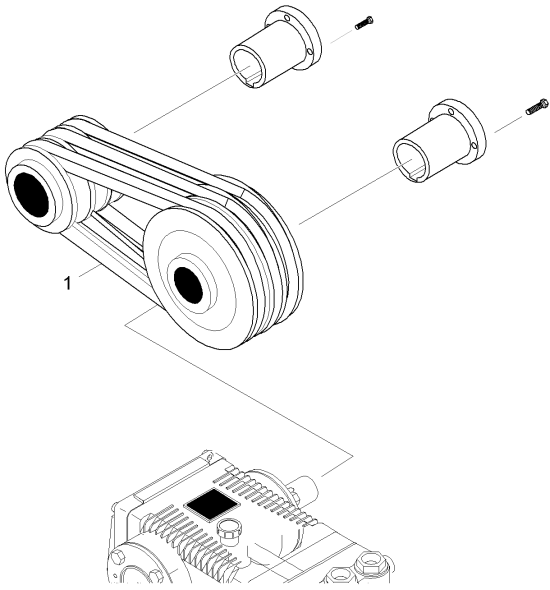 KÄRCHER Professional Ersatzteile Hochdruckreiniger Kaltwasser HD 10/35 P B 1.810-203.0 Antrieb