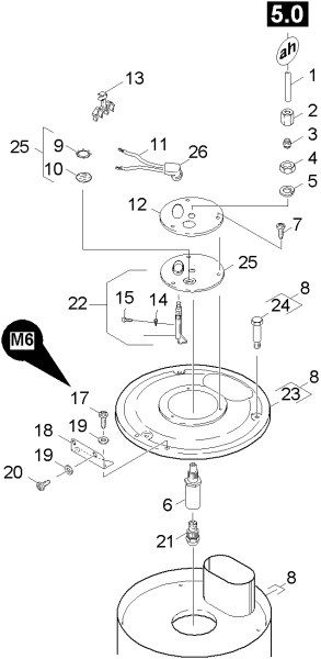 KÄRCHER Professional Ersatzteile Hochdruckreiniger Heisswasser HDS 3.0/20C Ea 1.170-612.0 Brennerdeckel
