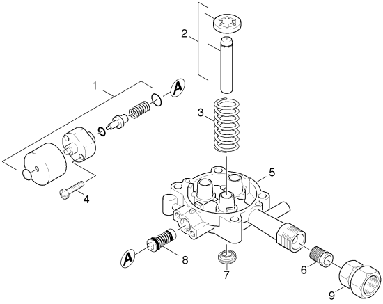 KÄRCHER Professional Ersatzteile Hochdruckreiniger Kaltwasser HD 2.3/26 CV 1.107-077.0 Kolben