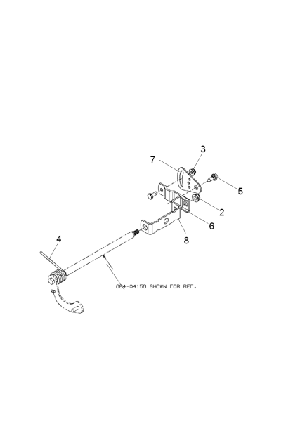 KÄRCHER Professional Ersatzteile Schneefraesen STH 8.66 W  Schaltwelle 1.335-201.0